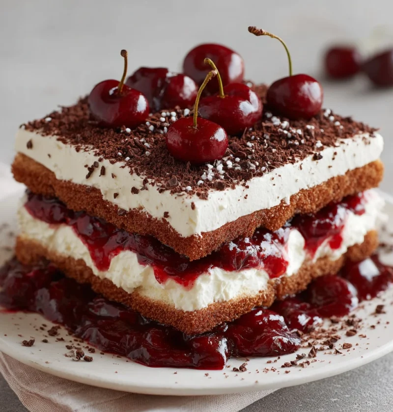 Black Forest Tiramisu Recipe