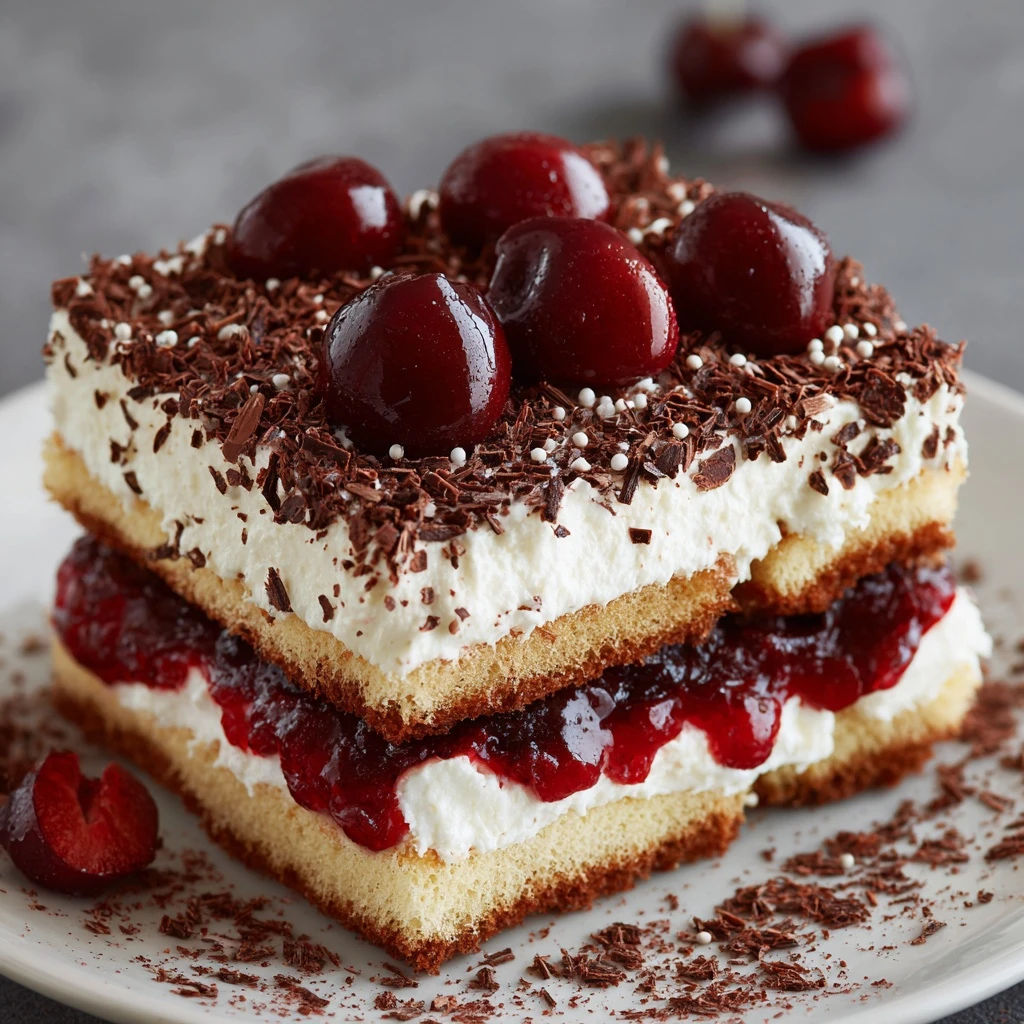 Black Forest Tiramisu Recipe