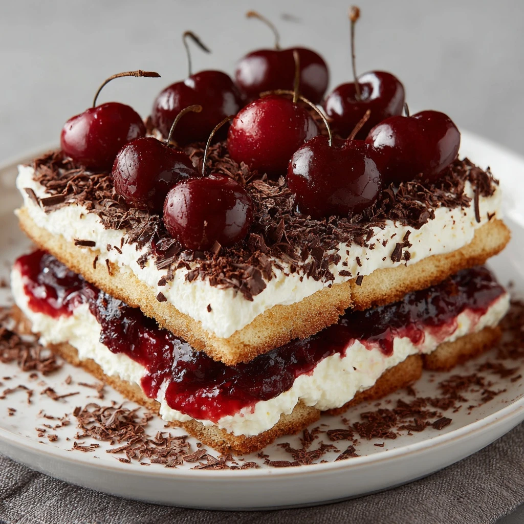 Black Forest Tiramisu Recipe