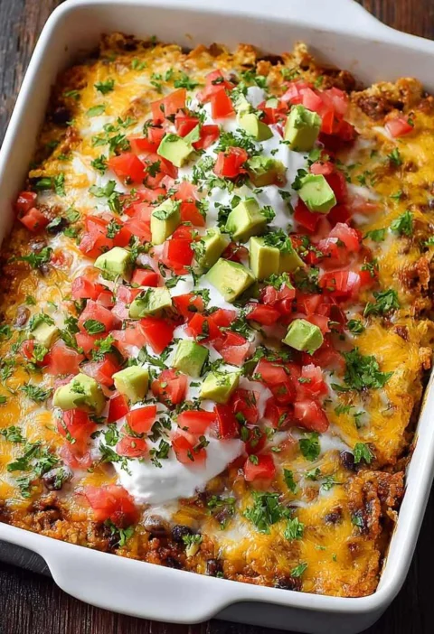 Burrito Casserole Recipe Cozy Crowdpleaser