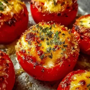 Cheesy Baked Stuffed Tomatoes