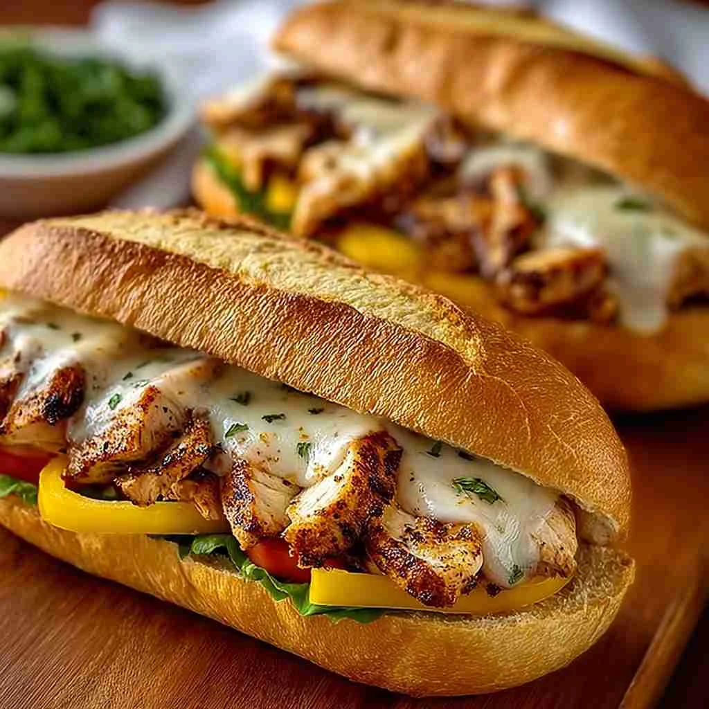 Chicken Cheese Steak Sandwich