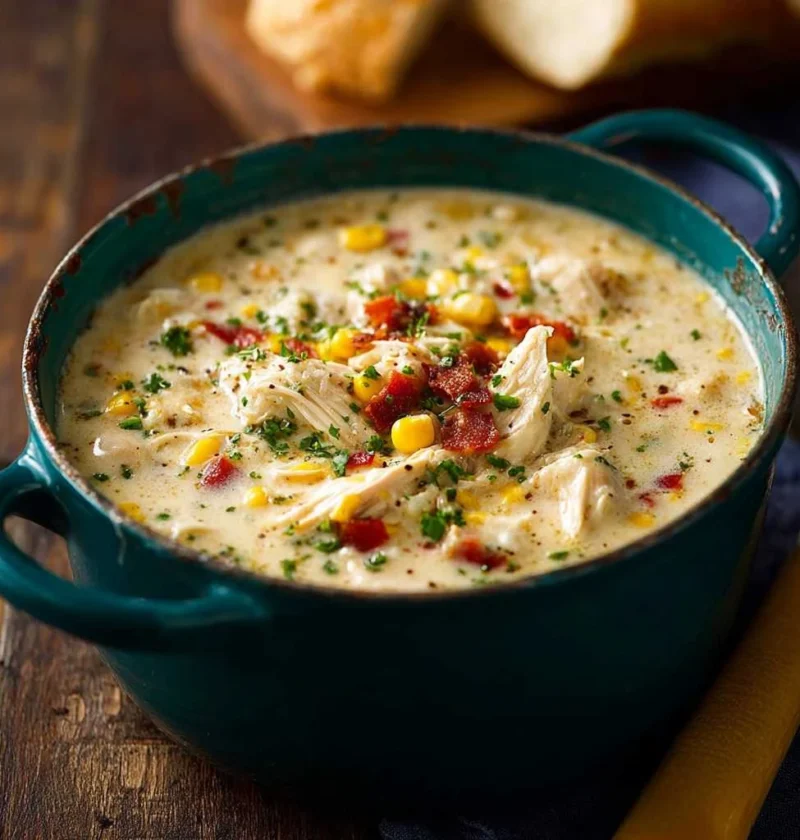 Chicken Corn Chowder Recipe Cozy Creamy Comfort Bowl