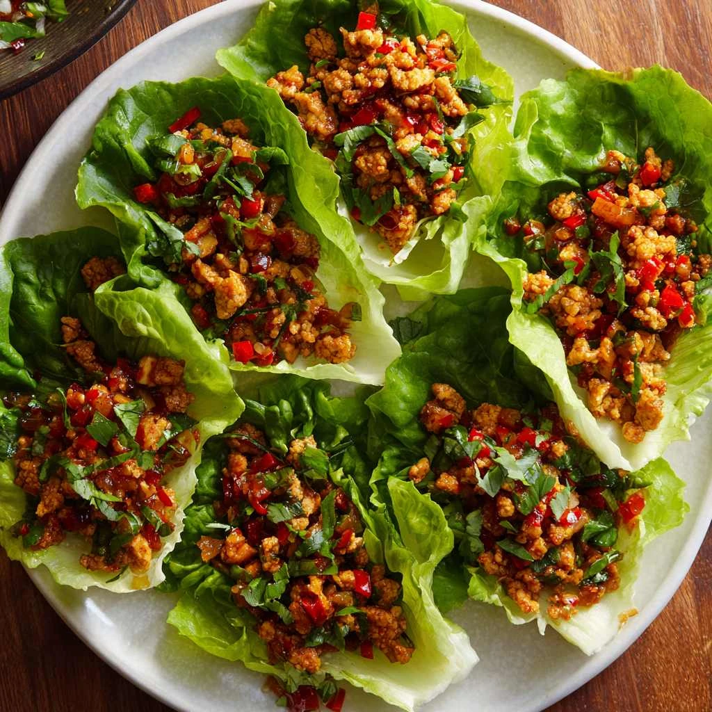 Chicken Lettuce Wraps Recipe Tasty Fresh