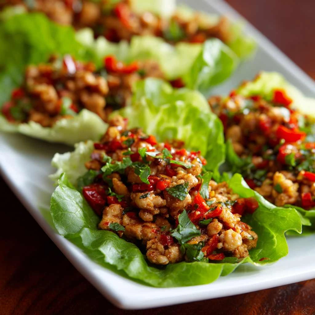 Chicken Lettuce Wraps Recipe Tasty Fresh