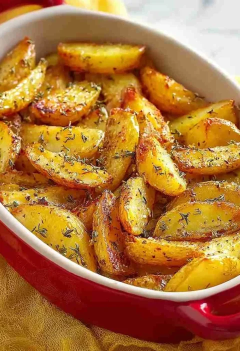 Classic Greek Lemon Potatoes