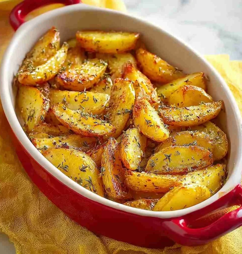 Classic Greek Lemon Potatoes