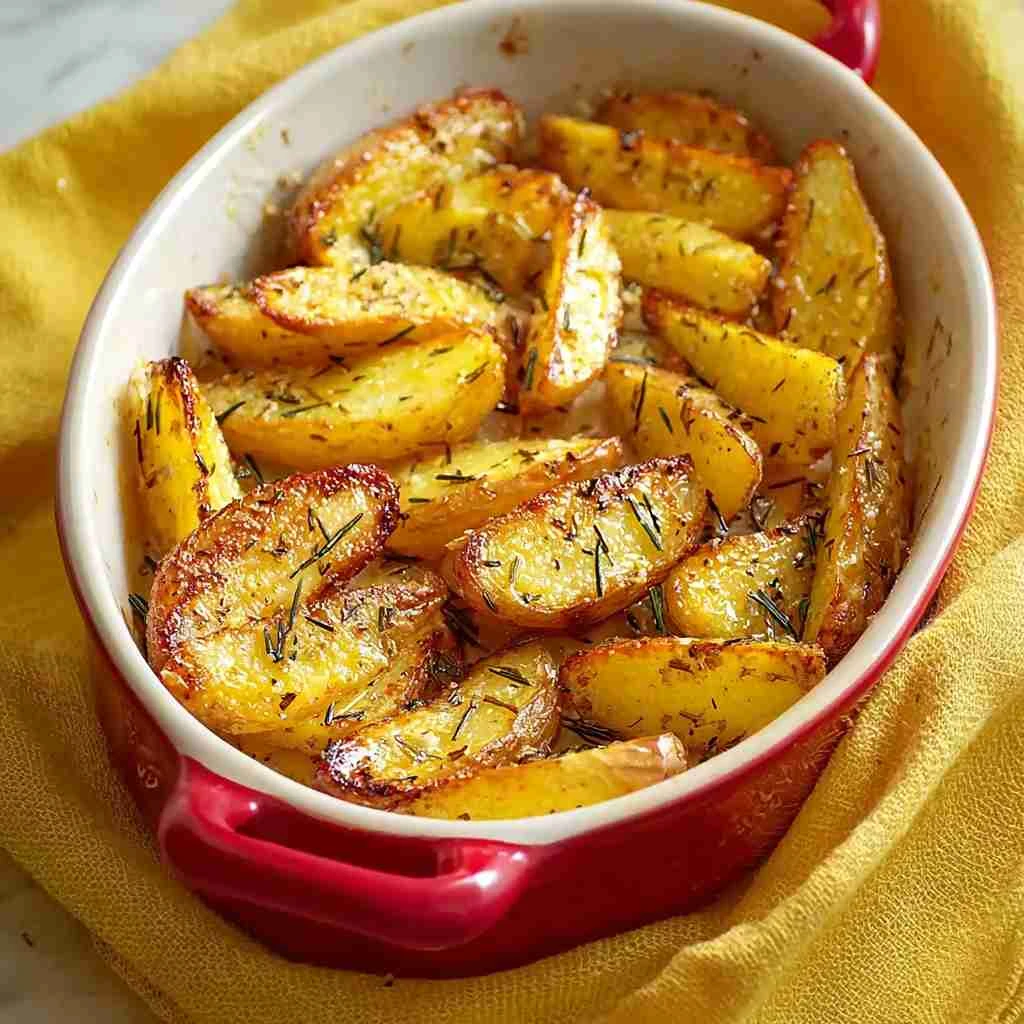Classic Greek Lemon Potatoes