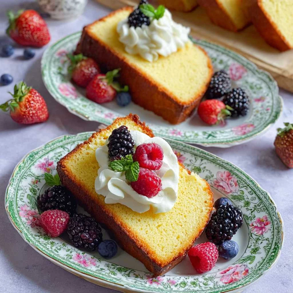 Classic Vanilla Pound Cake Recipe