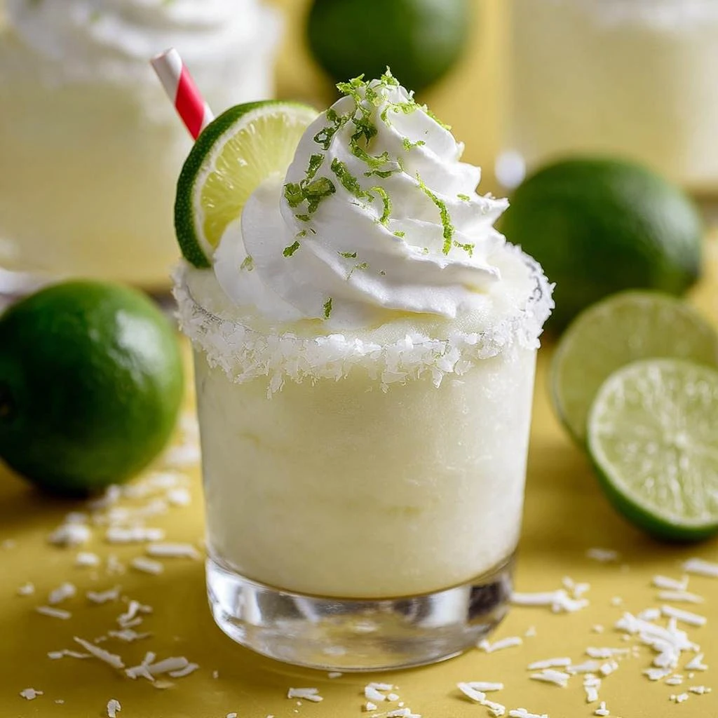 Coconut Lime Frozen Margaritas Recipe