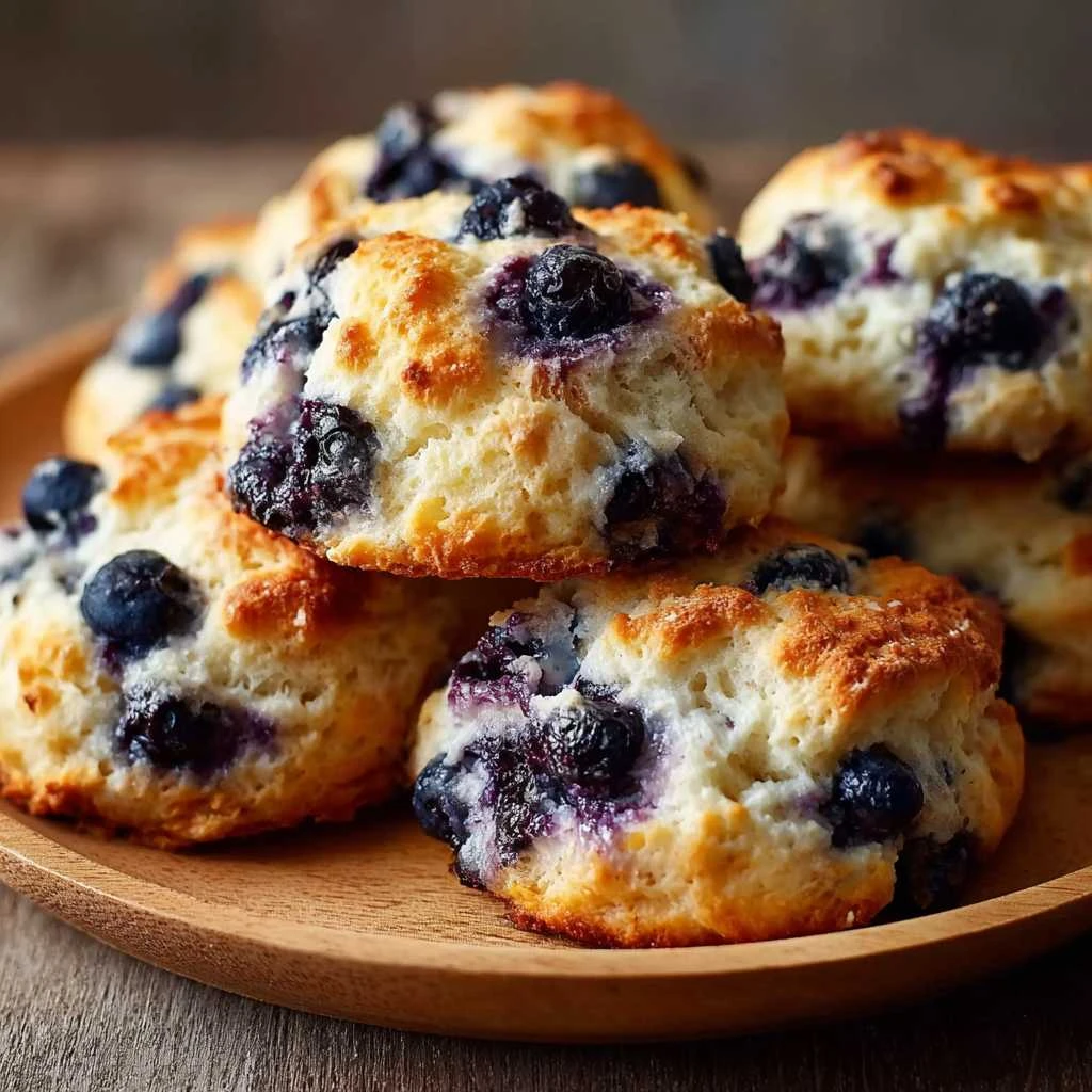 Cottage Cheese Blueberry Cloud Bread