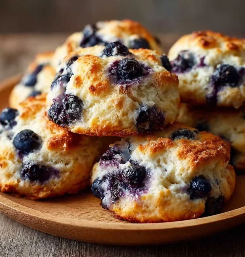 Cottage Cheese Blueberry Cloud Bread