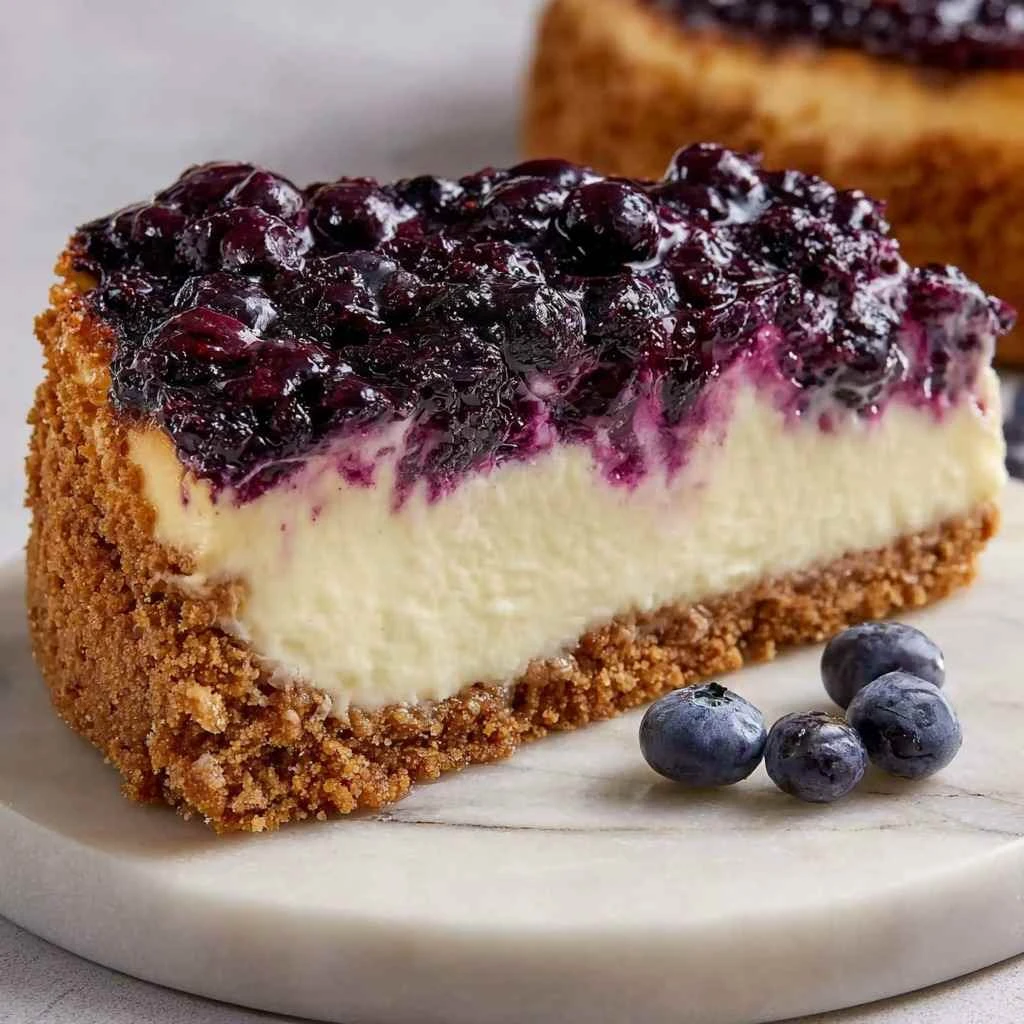 Creamy Blueberry Cheesecake