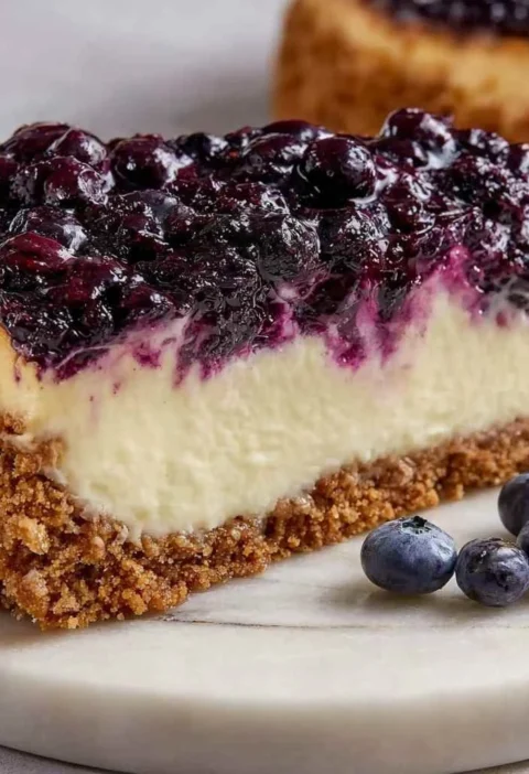 Creamy Blueberry Cheesecake