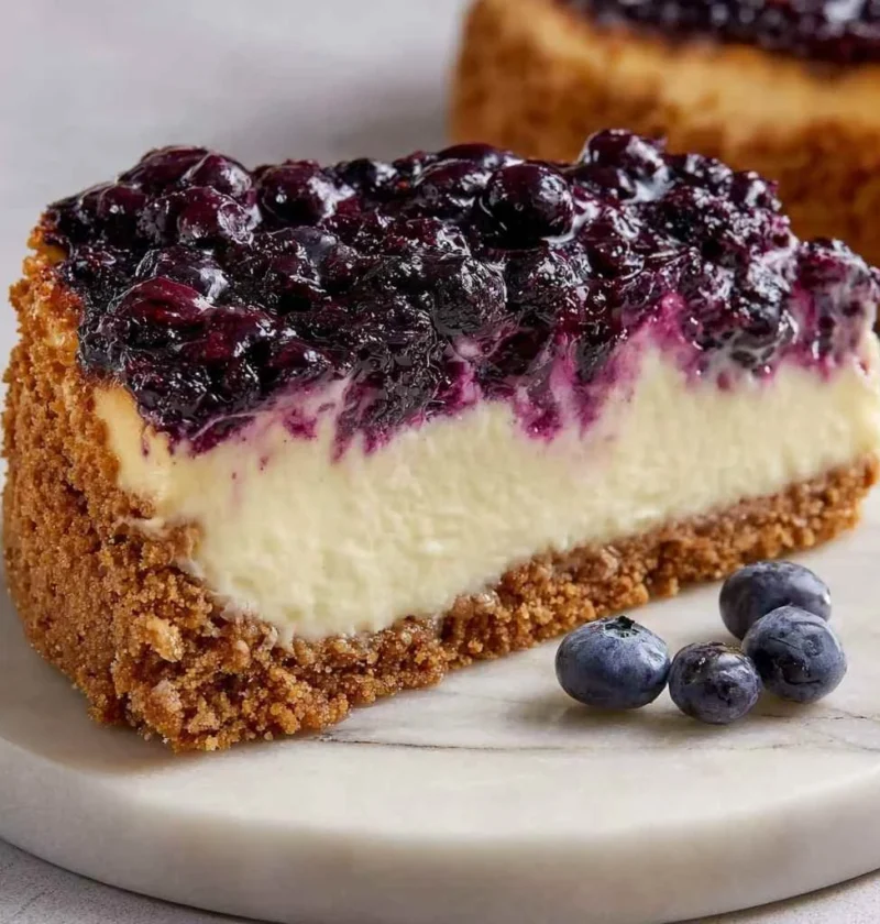 Creamy Blueberry Cheesecake