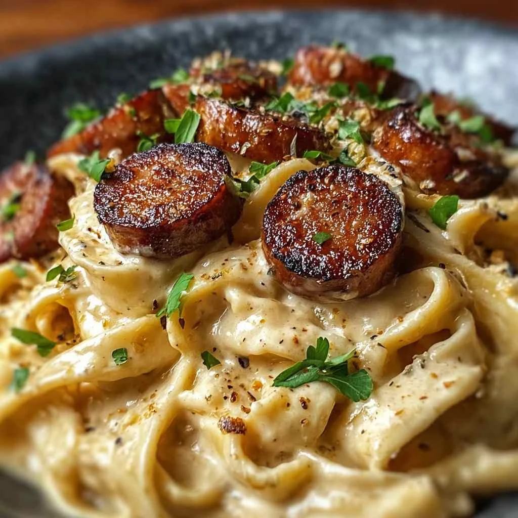 Creamy Cajun Alfredo with Smoky Sausage: The Ultimate Comfort
