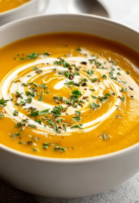 Creamy Comforting Butternut Squash Soup Recipe