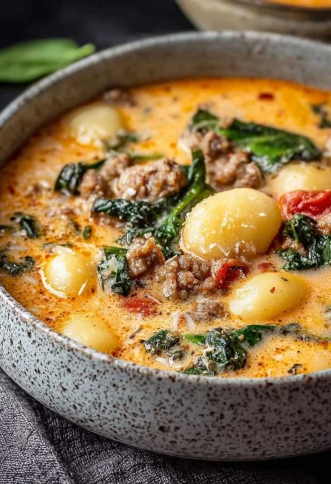 Creamy Italian Sausage Gnocchi Soup Cozy Family Goto