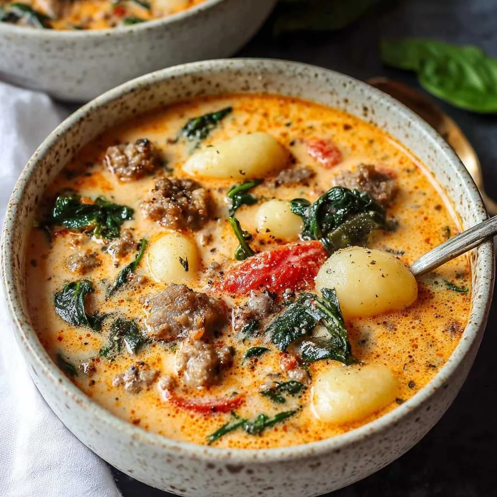 Creamy Italian Sausage Gnocchi Soup Cozy Family Goto
