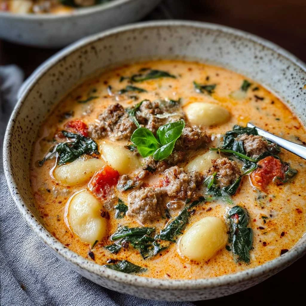 Creamy Italian Sausage Gnocchi Soup Cozy Family Goto