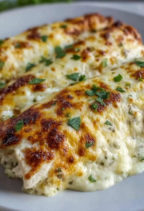 Creamy White Chicken Enchiladas Recipe Homemade Dinner Idea