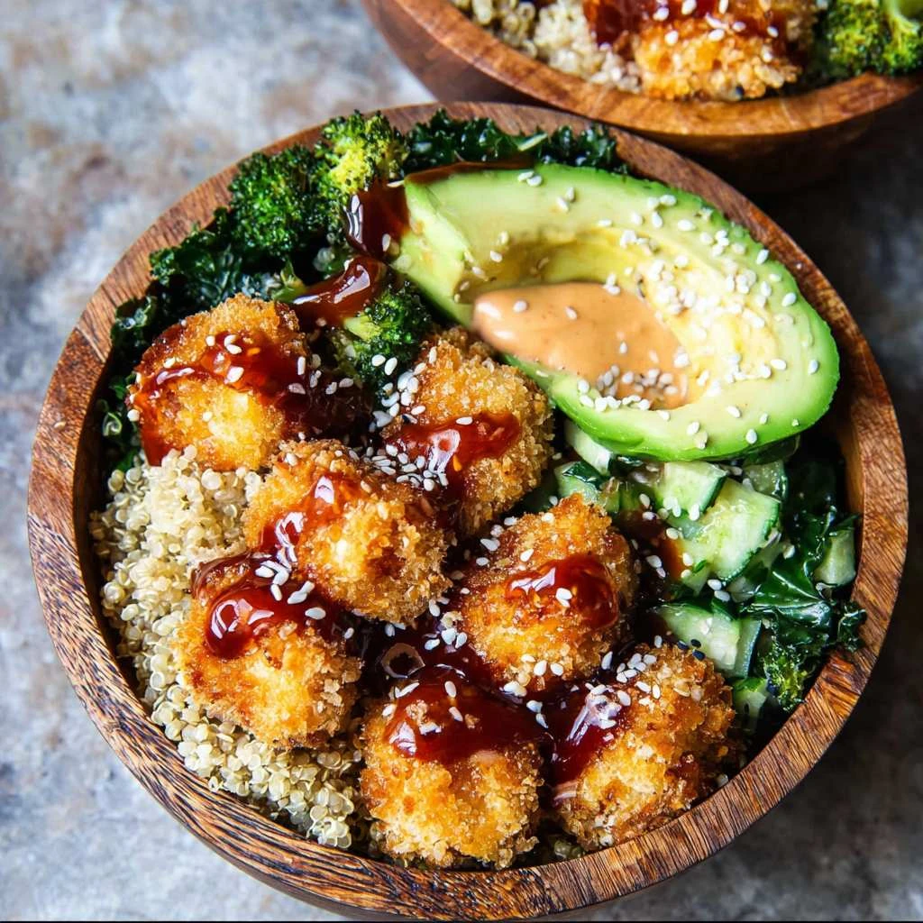 Crispy Bang Salmon Bites Bowls Flavorful Weeknight Winner