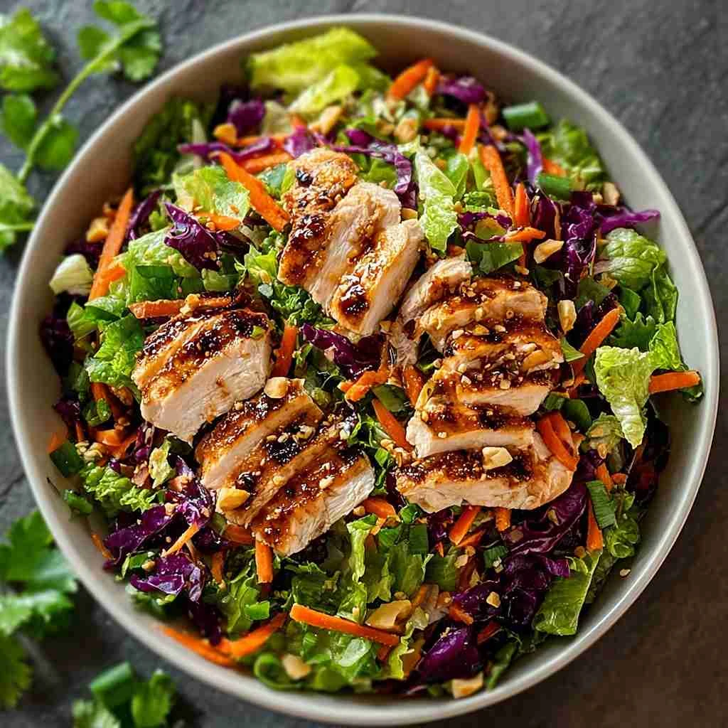 Delicious Asian Chicken Crunch Salad Ready in 20 Minutes