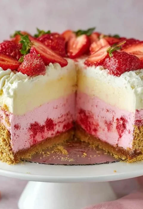 Dreamy Strawberry Shortcake Cheesecake Ultimate Summer Dessert