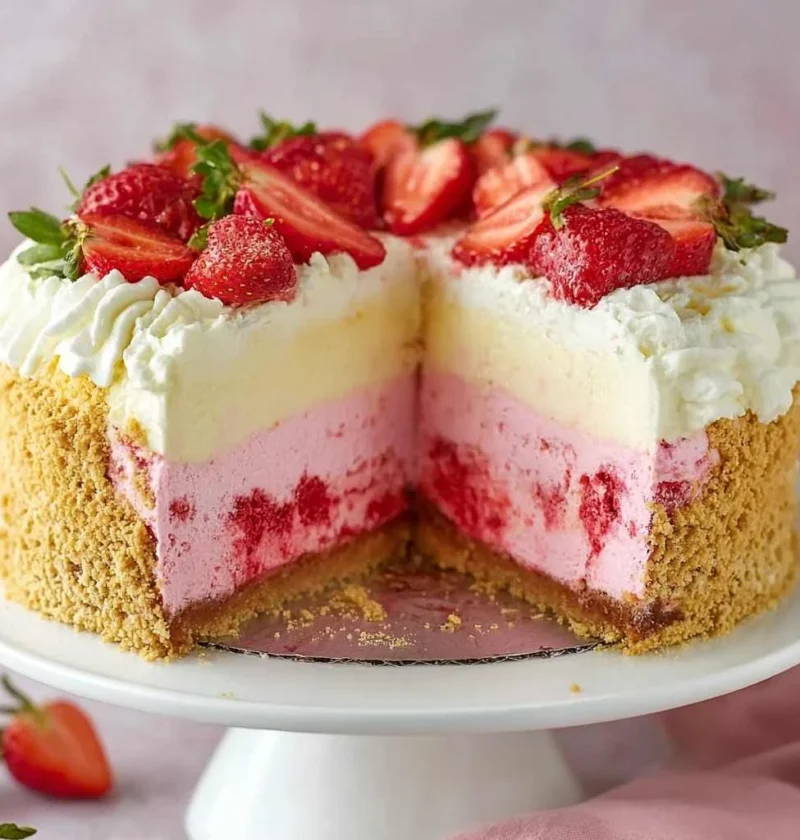 Dreamy Strawberry Shortcake Cheesecake Ultimate Summer Dessert