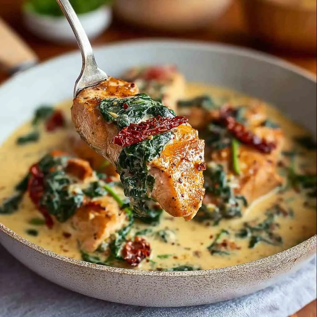 Easy Creamy Tuscan Salmon with Coconut Milk