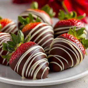 Easy & Elegant Valentine’s Day Chocolate Covered Strawberries