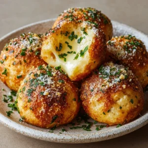 Garlic Butter Cheese Bombs Recipe