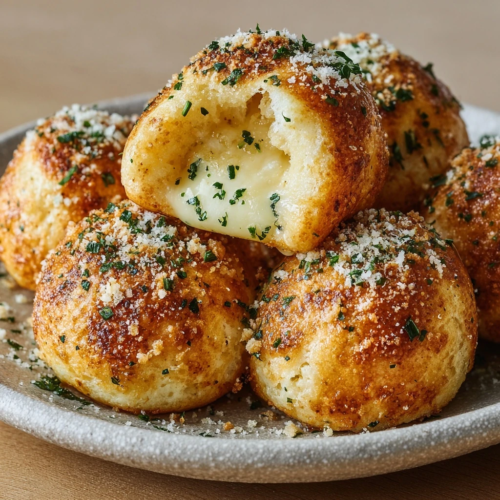 Garlic Butter Cheese Bombs Recipe