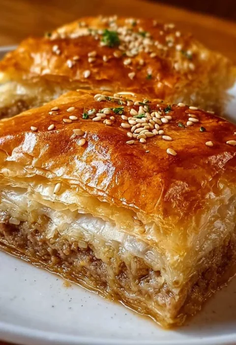 Greek Phyllo Meat Pie