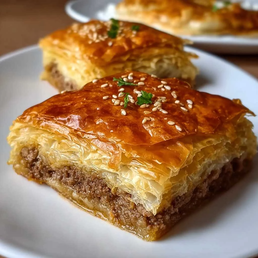Greek Phyllo Meat Pie