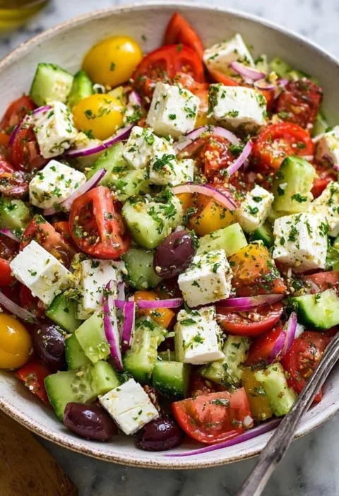 Greek Salad That Tastes Just Like Summer Honest