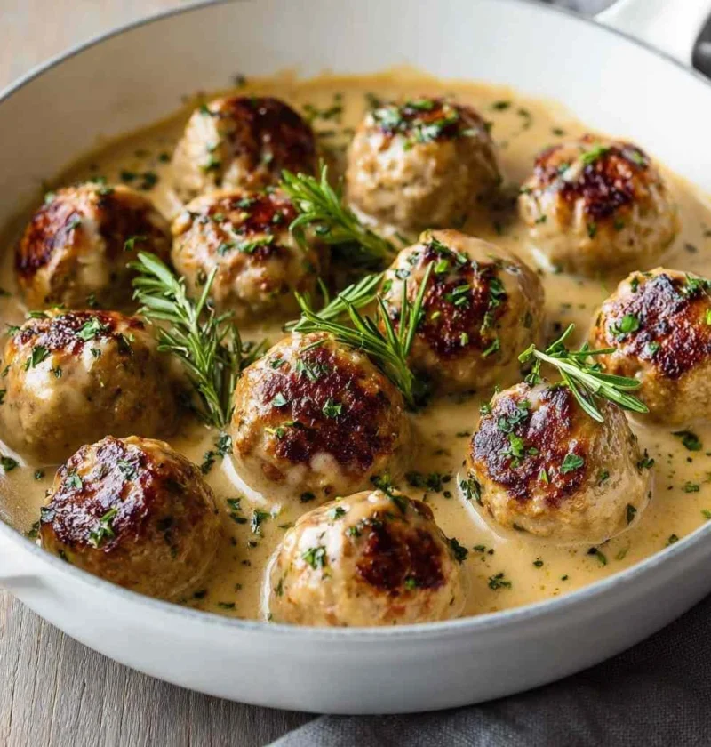 Healthy Turkey Meatballs Gravy Cozy Family Favorite