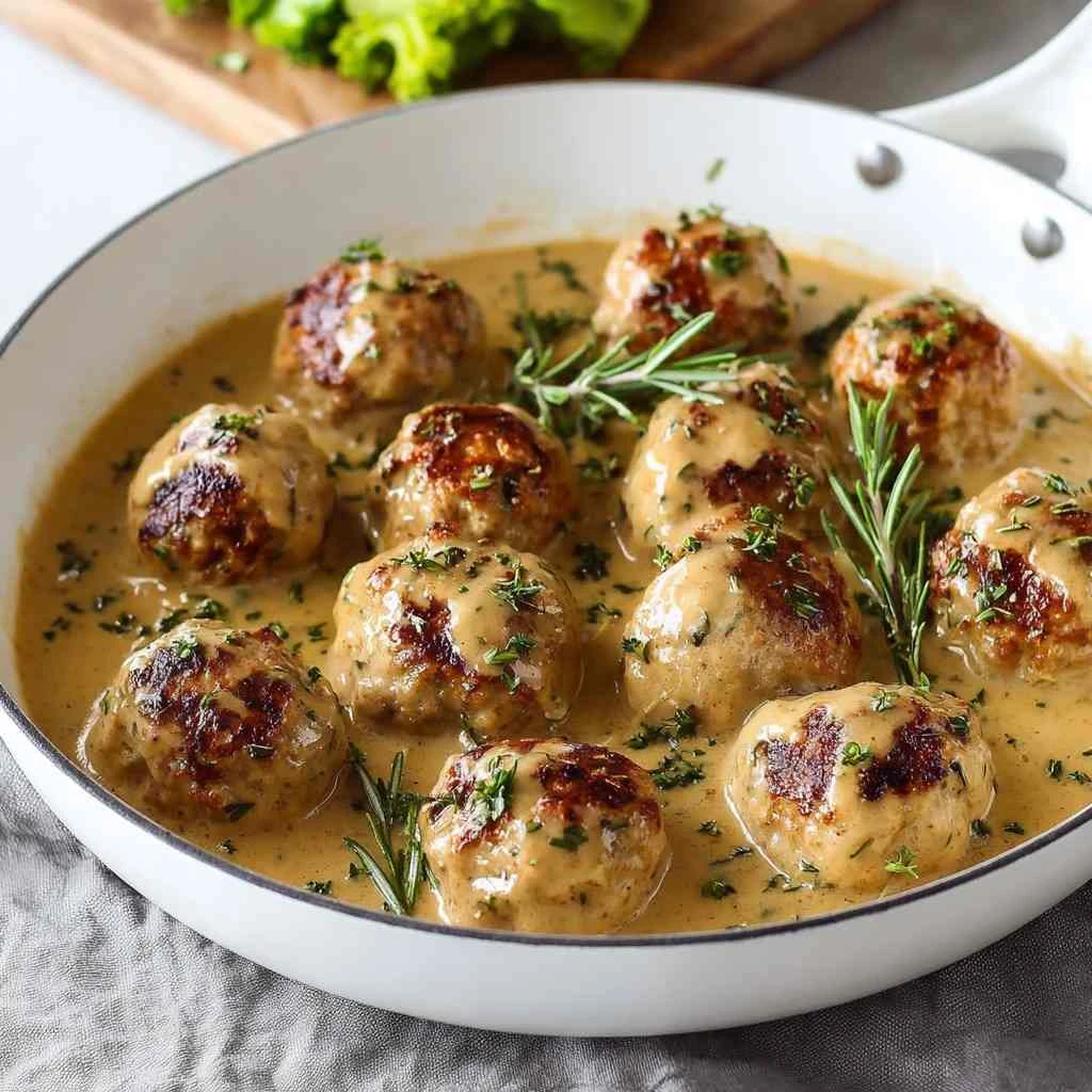Healthy Turkey Meatballs Gravy Cozy Family Favorite