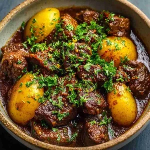 High Protein Slow Cooker Garlic Butter Beef Bites