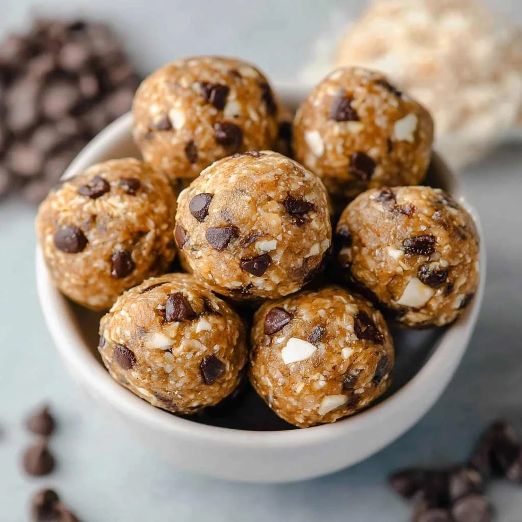 Irresistible No Bake Chocolate Chip Cookie Balls Recipe