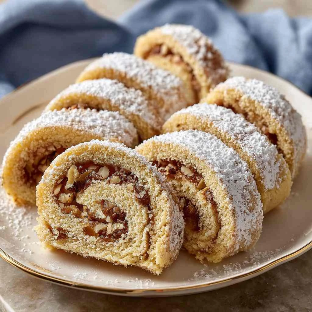 Italian Nut Roll Cookies Recipe