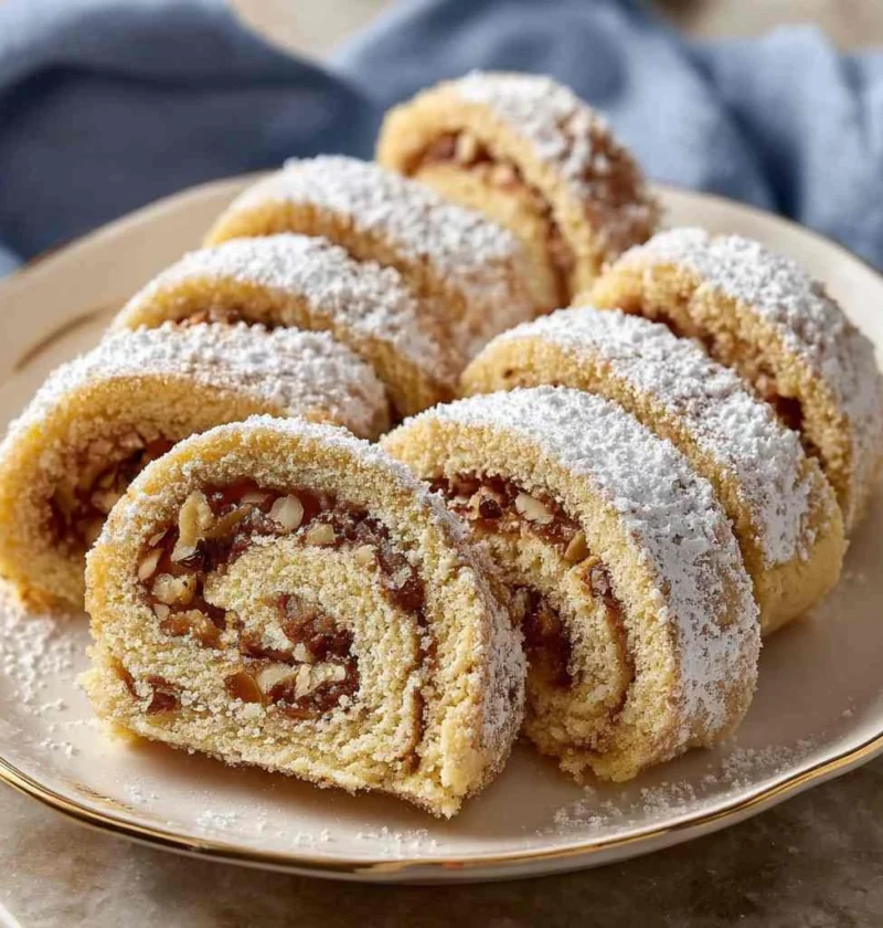 Italian Nut Roll Cookies Recipe