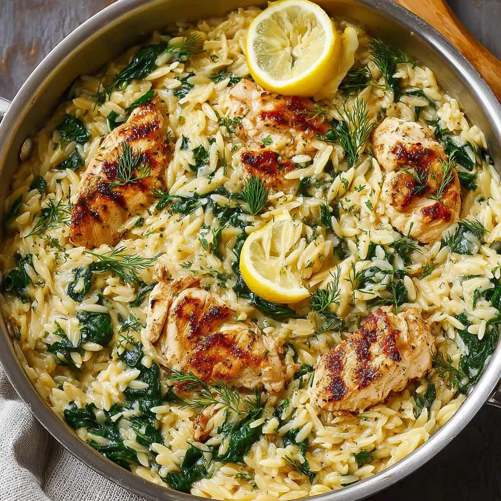 Lemon Chicken Orzo (One Pot!): Cozy Family Dinner Recipe