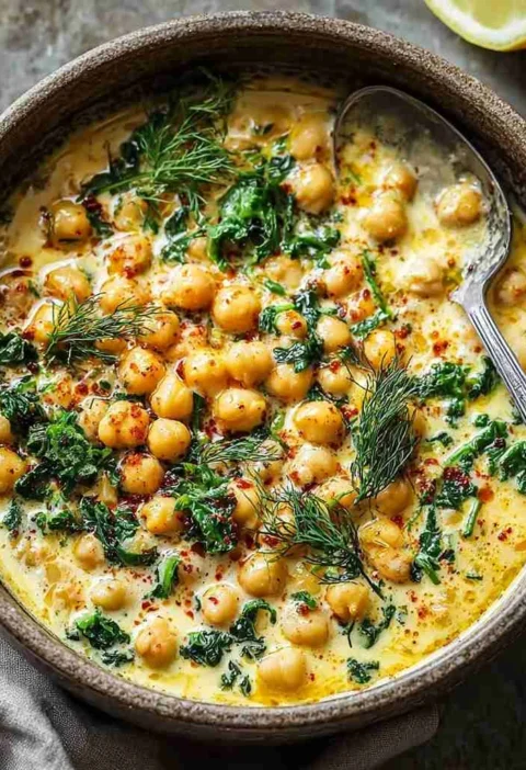 Lemon Chickpea Stew Comforting Plantpowered Delight