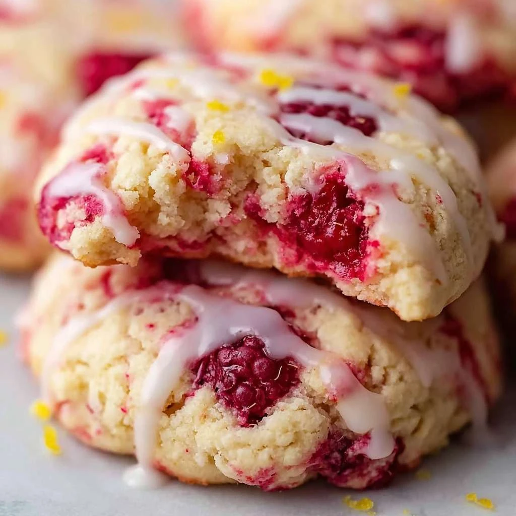 Lemon Raspberry Cookies