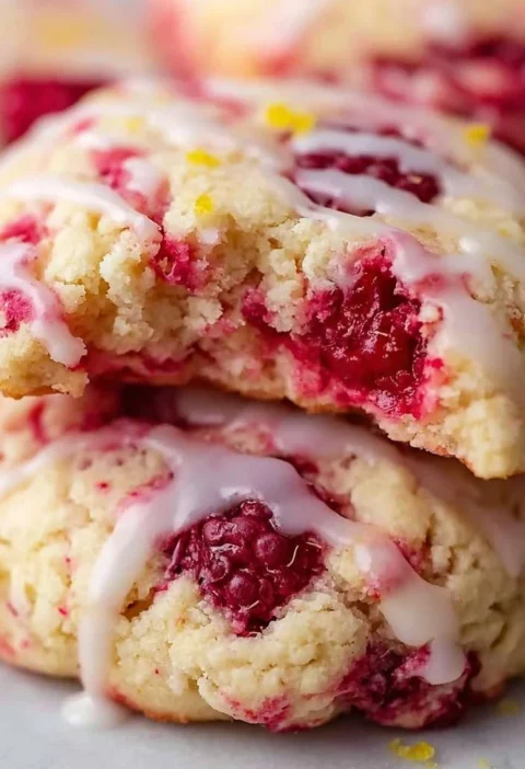 Lemon Raspberry Cookies