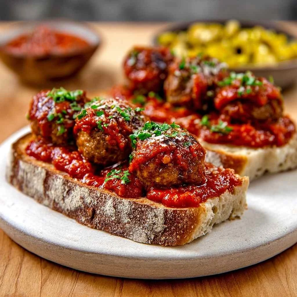 Meatball Monster Sandwiches Recipe