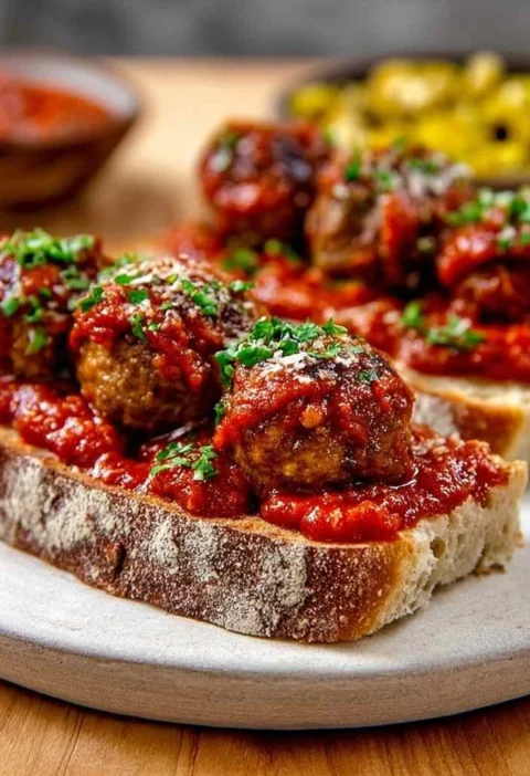 Meatball Monster Sandwiches Recipe