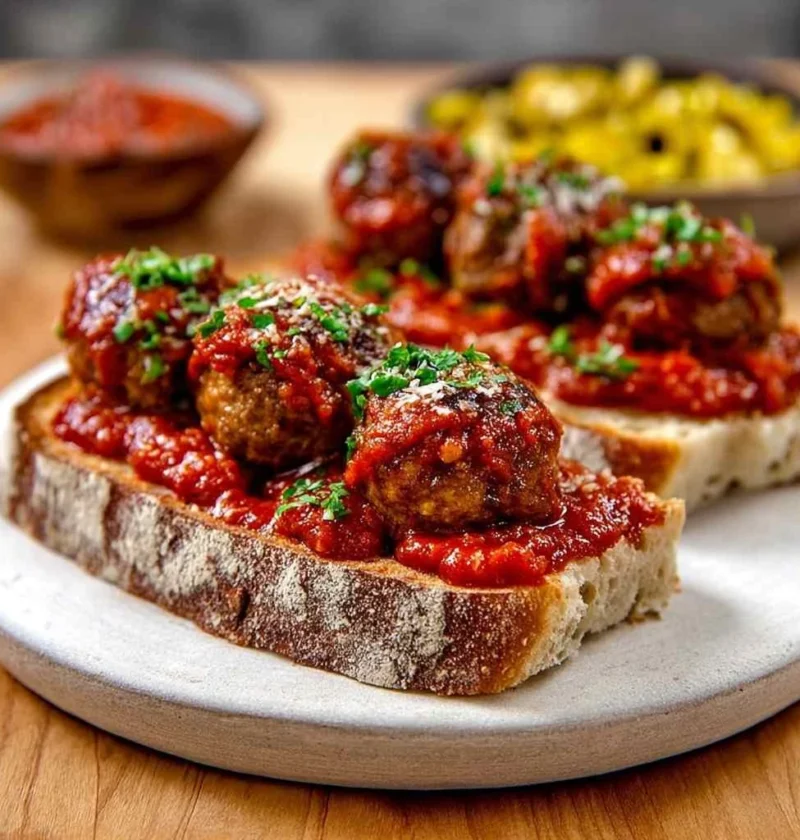 Meatball Monster Sandwiches Recipe