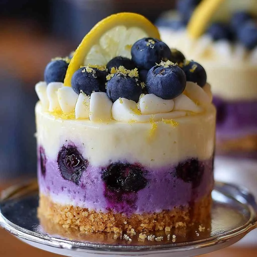 Mini Blueberry Lemon Cheesecakes – Fresh, Creamy & Easy Dessert Bites